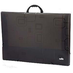 Maleta Plastica com ALCA Dellofine A3 Fume