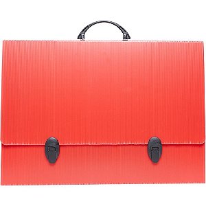 Maleta Novaonda com ALCA A-3 Vermelha C/FECHO 3,5CM