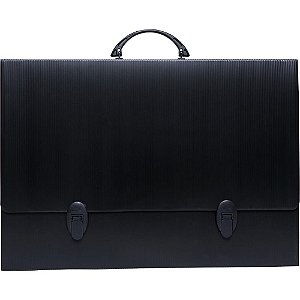 Maleta Novaonda com ALCA A-2 Preta C/FECHO 3,5CM