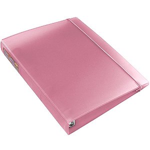 Fichario de PVC Polipropileno Rosa