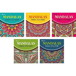 Livro de Colorir Mandalas 24PGS 20X20CM (S) DP.C/50