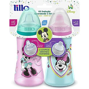 Copo Treinamento Minnie PACK C/2 300ML 6M+ KIT