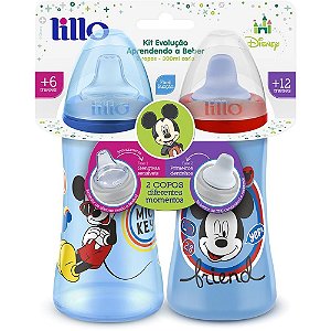 Copo Treinamento Mickey PACK C/2 300ML 6M+ KIT