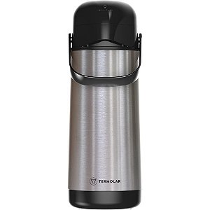 Garrafa Termica Pressao Lumina INOX 1L