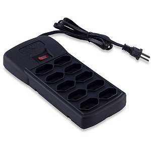 Filtro de Linha 10 Tomadas PROT/ADAPT 1,2M PT