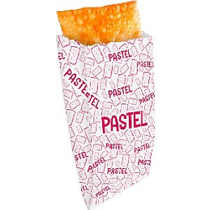 Embalagem para Alimentos Saco Fundo Pastel 30X13,5X5CM PCT.C/100