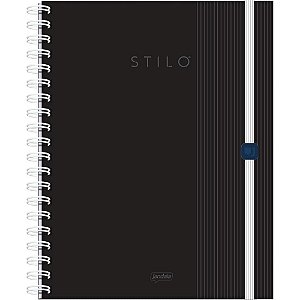 Caderno 01X1 Capa Dura Stilo Neo PT. 80FLS.