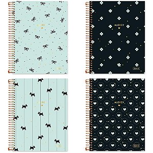 Caderno 01X1 Capa Dura Audrey 80FL PCT.C/04