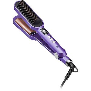 Escova de Cabelo Alisadora 2 em 1 Liso e ONDAS Bivolt 75W