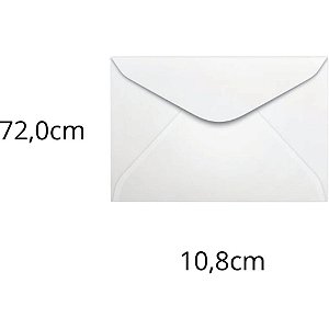 Envelope Visita 72X108 63GRS. Branco CX.C/500