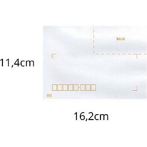 Envelope Comercial 114X162 63GRS. C/RPC Branco CX.C/1000