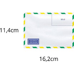 Envelope Comercial 114X162 63GRS. C/RPC Aereo CX.C/1000