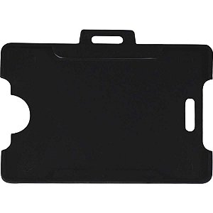 Protetor para Cracha Plastico Preto 54X86MM CX.C/50