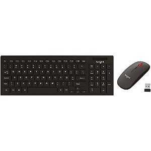 Kit Perifericos Office SLIM Tecl+mouse S/ Fio
