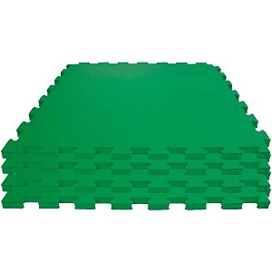 Tatame 04 Placas 1X1MX1CM Verde ESCUR Pacote