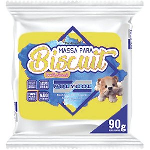 Massa de Porcelana Fria Biscuit 90G Amarelo CX.C/12