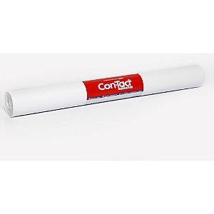 Plastico Adesivo 45CMX10M Opaco Branco Rolo