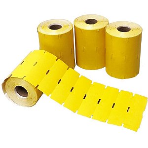 Etiqueta para Marcacao Gondola 105X30MM C/1000 Amarel CX.C/12