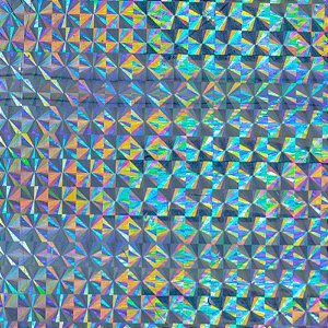 Contact Liso 45CMX10M Holografico Prata Rolo