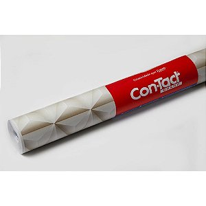 Contact Decorado 45CMX10M Geometrico 3D Rolo
