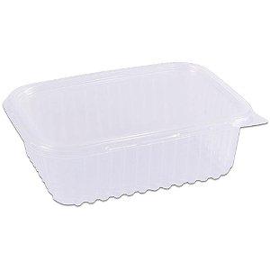 Pote Descartavel 500ML.RETANGULAR C/TAMPA PCT.C/24