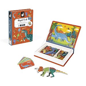 Livro Magnetico Infantil Misture e Combine Dinossauros