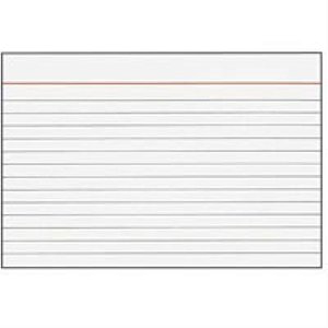 Ficha Pautada 6X9 N.4 PCT/100