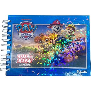 Livro de Colorir Patrulha Canina Cute 96PGS CD