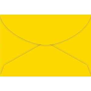 Envelope Visita Colorido Amarelo Color PLUS 80G. CX.C/100