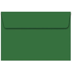 Envelope Convite Colorido 162X229MM Verde PLUS 80G CX.C/100