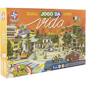 Jogo de Tabuleiro Jogo da Vida a Partir de 8ANOS