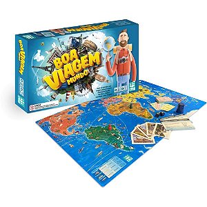 Jogo de Tabuleiro Boa Viagem Mundo