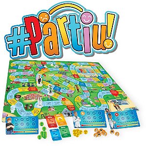 Jogo de Tabuleiro Partiu Incrivel Corrida