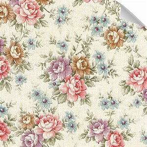 Plastico Adesivo 45CMX15M Romantic Rolo