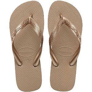 Chinelo Havaianas TOP 39/0 Rose GOLD PAR