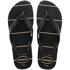 Chinelo Havaianas Masculino Color Essencial 45/6 Preto PAR