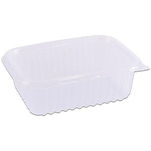 Pote Descartavel 350ML.RETANGULAR C/TAMPA PCT.C/24