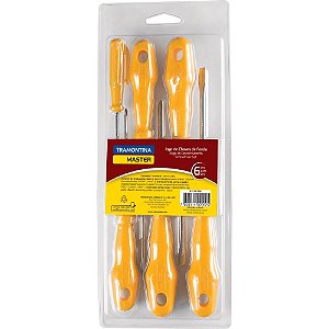 Ferramenta Manual Jogo C/6 Chaves de Fenda Jogo