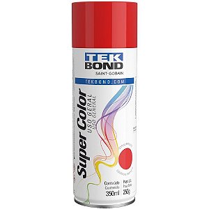 Tinta SPRAY Metalico Vermelho 350ML/250G