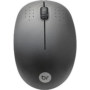 Mouse Optico sem Fio Malasia Preto 1000DPI 3BOTOES