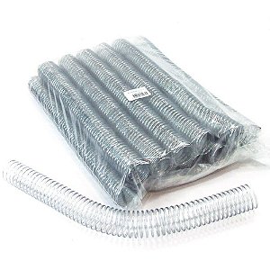 Espiral para Caderno 29MM TRANSP. C/36UN. P/200FLS. Pacote