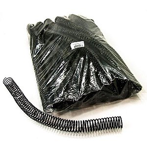 Espiral para Caderno 23MM Preto C/60UN. P/140FLS. Pacote (7898497710075)