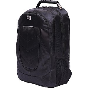 Mochila para Notebook Executiva 2 Bolsos Preta