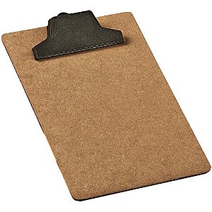 Prancheta Duratex A5 MDF C/PRENDEDOR PLAST. CX.C/06