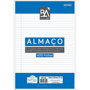 Papel Almaco Basic ART C/PAUTA Margem PCT.C/400