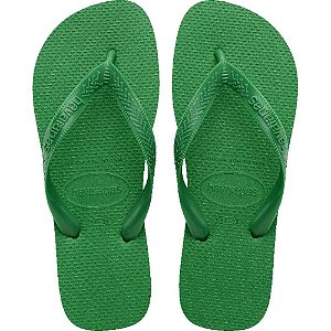 Chinelo Havaianas TOP 37/8 Verde Patria PAR
