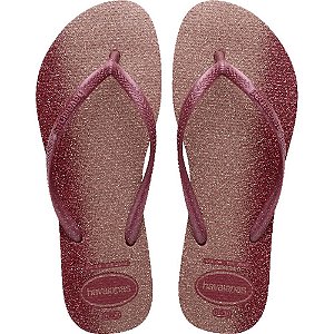 Chinelo Havaianas Feminino SLIM GLOSS 41/2 Amaranto PAR