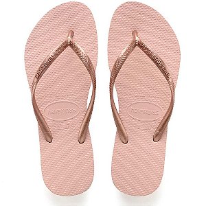 Chinelo Havaianas Feminino SLIM 39/0 Rosa Ballet PAR