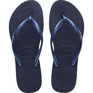 Chinelo Havaianas Feminino SLIM 39/0 Marinho PAR