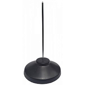 Espeto para Papel Base Plástico Preto PCT.C/12